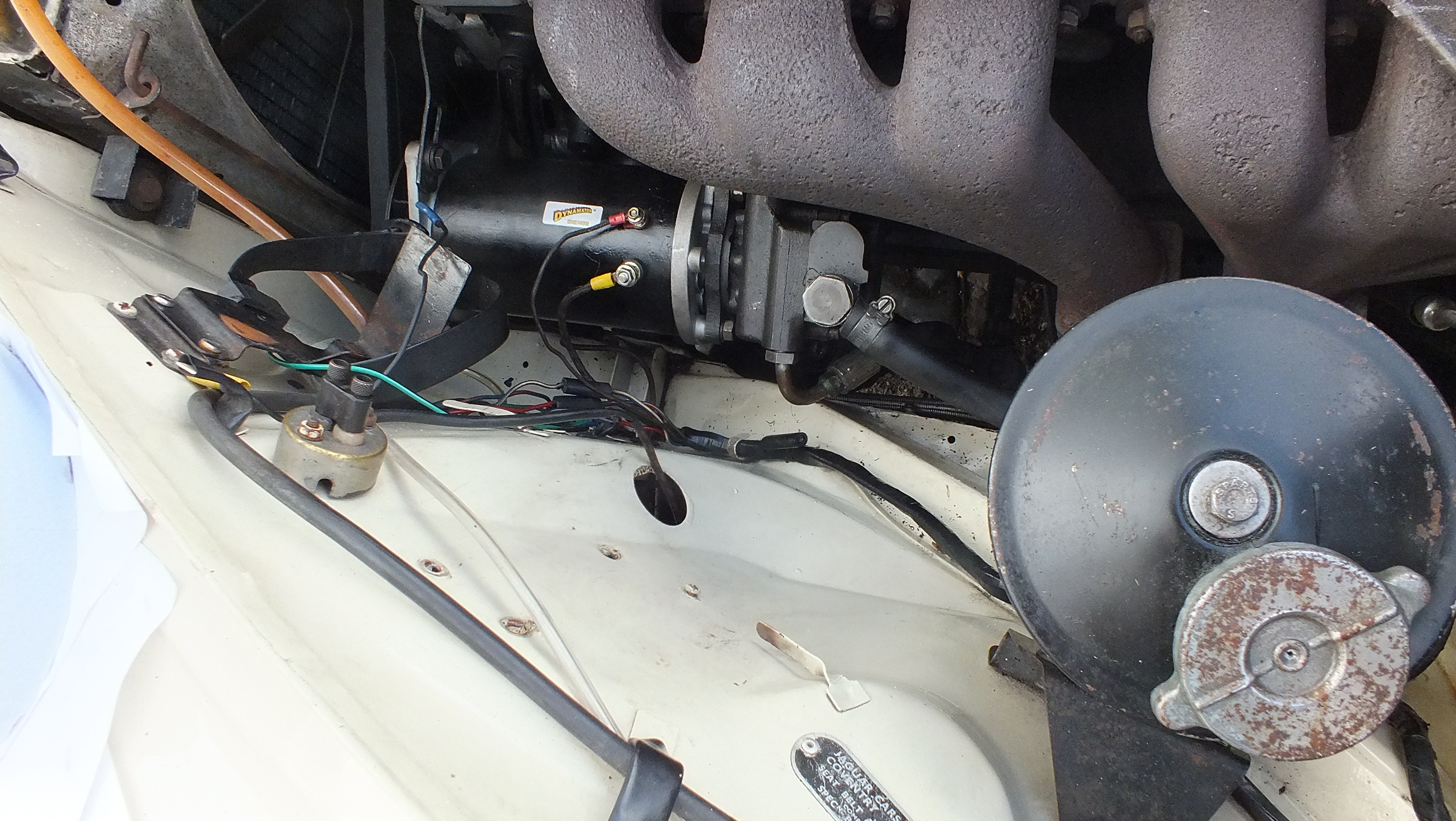 Dynalite in place with PAS attached and control box removed.